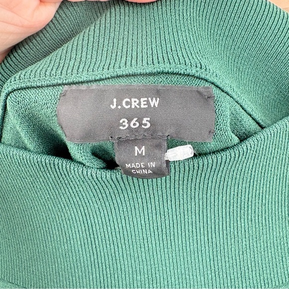 J. Crew 365 Knit Swing Mini Skirt Forest Green J7250 Medium - Picture 6 of 7
